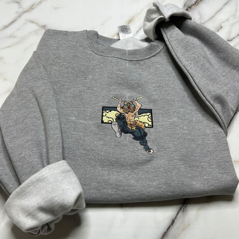 Anime Embroidered Sweatshirt, Embroidered Anime Shirt, Anime Shirt, Embroidered Shirt, Embroidered Hoodie, Anime Tee, Anime Shirt EKNYA098.jpg