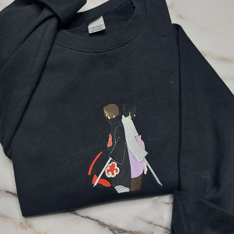 Anime Embroidered Sweatshirt, Embroidered Anime Shirt, Anime Shirt, Embroidered Shirt, Embroidered Hoodie, Anime Tee, Anime Shirt ENARU010.jpg