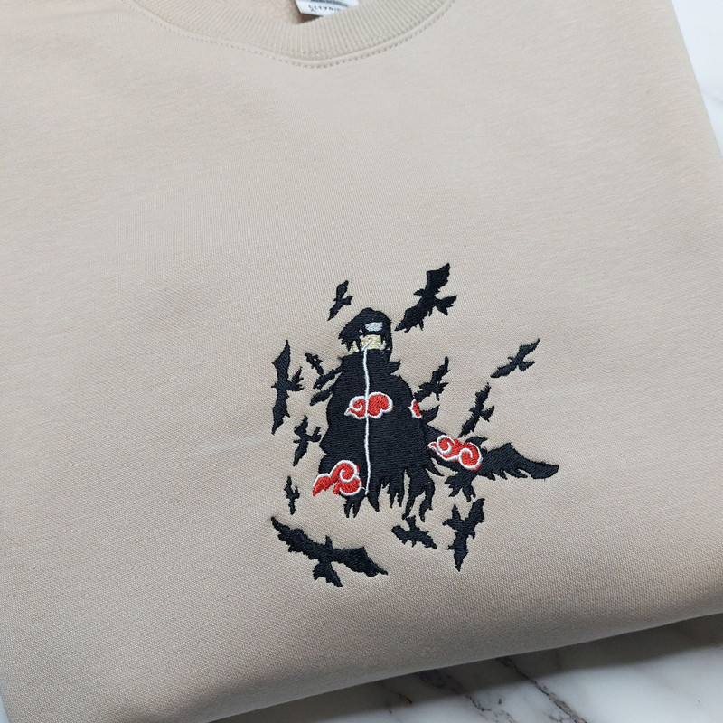 Anime Embroidered Sweatshirt, Embroidered Anime Shirt, Anime Shirt, Embroidered Shirt, Embroidered Hoodie, Anime Tee, Anime Shirt ENARU113.jpg