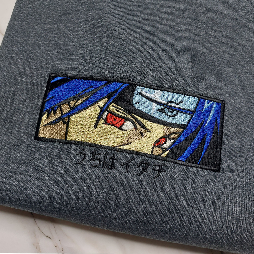 Anime Embroidered Sweatshirt, Embroidered Anime Shirt, Anime Shirt, Embroidered Shirt, Embroidered Hoodie, Anime Tee, Anime Shirt ENARU149.jpg