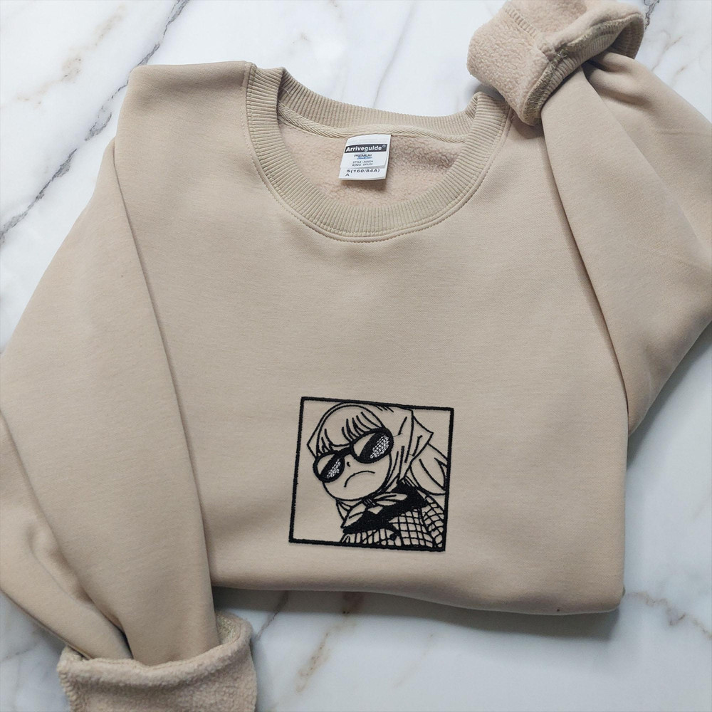 Anime Embroidered Sweatshirt, Embroidered Anime Shirt, Anime Shirt, Embroidered Shirt, Embroidered Hoodie, Anime Tee, Anime Shirt ESPFA013.jpg