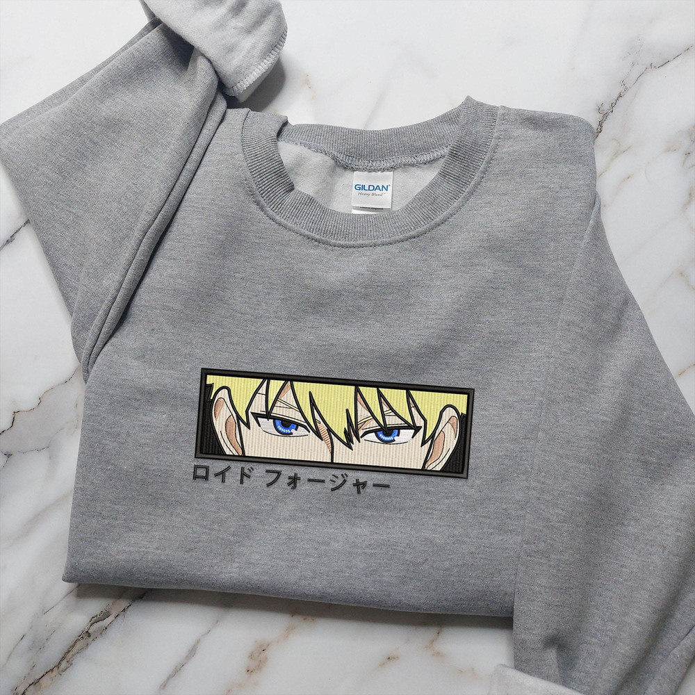 Anime Embroidered Sweatshirt, Embroidered Anime Shirt, Anime Shirt, Embroidered Shirt, Embroidered Hoodie, Anime Tee, Anime Shirt ESPFA019.jpg