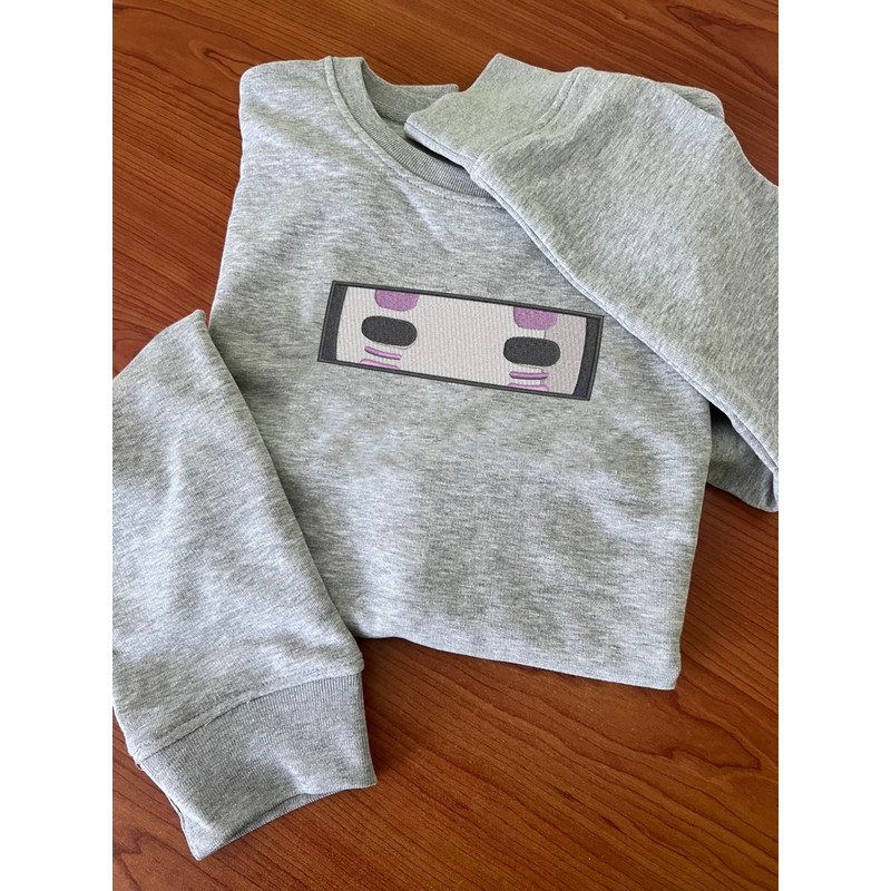 NO FACE EYES FRAME ANIME Embroidered Sweat5.jpg