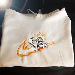 luffy gear 5 embroider anime hoodie