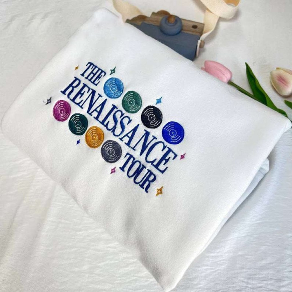 Beyoncé Renaissance World Tour Merch, Beyoncé Renaissance World Tour TShirt, Renaissance World Tour, Beyoncé 2023 embroidered sweatshirt1.jpg