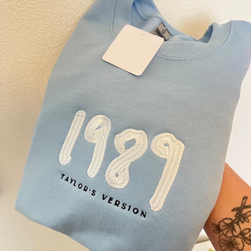 1989 embroidered Crewneck Sweater, Sweatshirt1.png