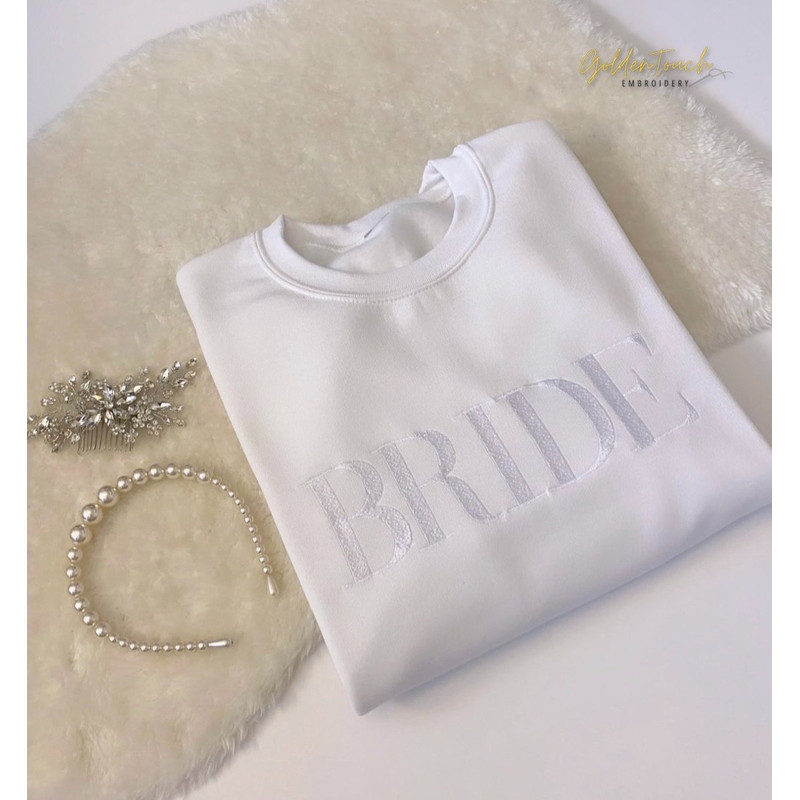 Bride Bachelorette Honeymoon Embroidered Sweatshirt Inspired Crewneck Sweatshirt Christmas Xmas.jpg