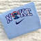 Disney Stich Blue Nike Logo Embroidered Sweatshirt Christmas Xmas.jpg