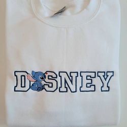 Disney Stitch Embroidered Shirt, Stitch Embroidery T-Shirt, Stitch Embroidered Sweatshirt, Stitch Embroidered Polo Shirt