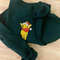Disney Winnie The Pooh Embroidered Sweatshirt Pooh Bear Santa Hat Inspired Crewneck Sweatshirt Christmas Xmas.jpg
