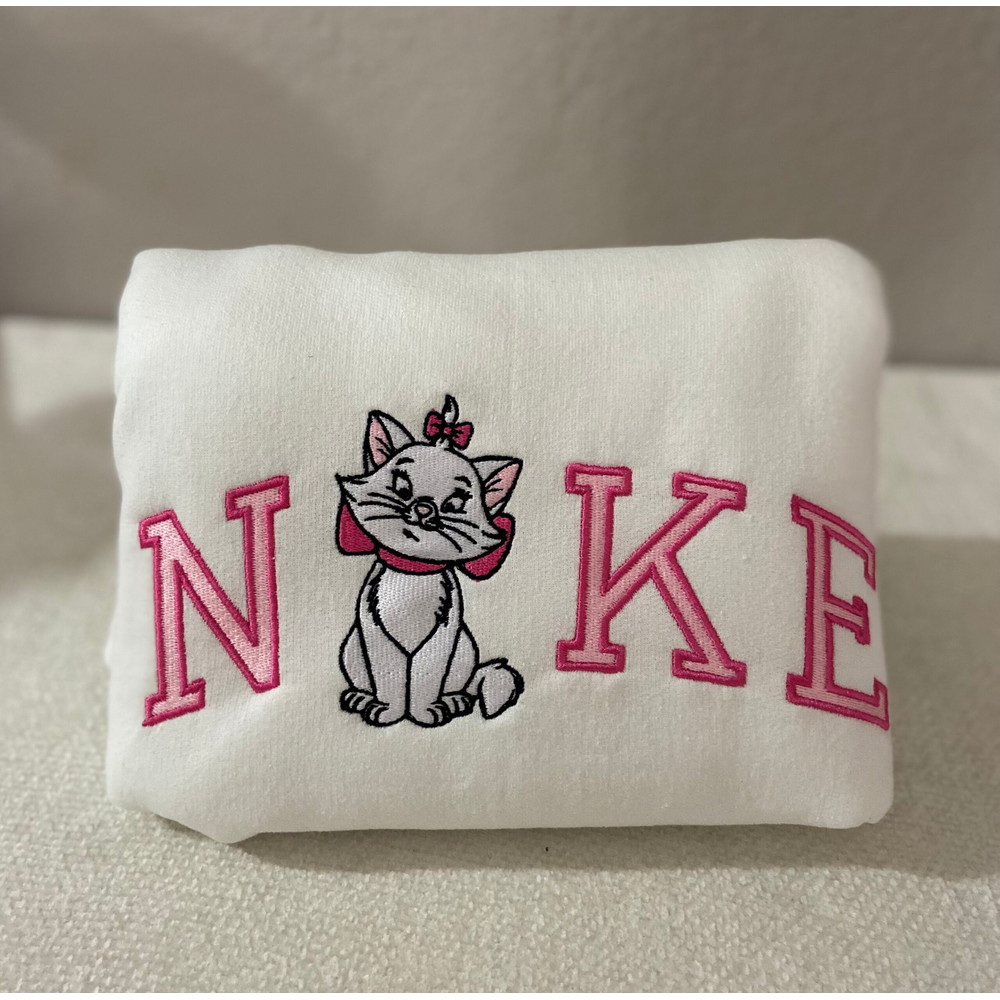 Marie The Aristocats Embroidered Shirt, Aristocats Embroidery T-Shirt, Aristocats Embroidered Sweatshirt, Aristocats Embroidered Polo Shirt.jpg