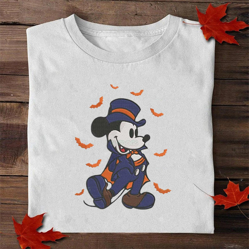 Mickey Magic Halloween Embroidered Shirt, Halloween Embroidery T-Shirt, Halloween Embroidered Sweatshirt, Halloween Embroidered Polo Shirt.jpg