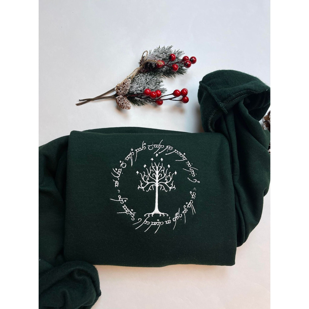 Middle Earth Lord Of The Rings Embroidered Sweatshirt Inspired Crewneck Sweatshirt Christmas Xmas.jpg