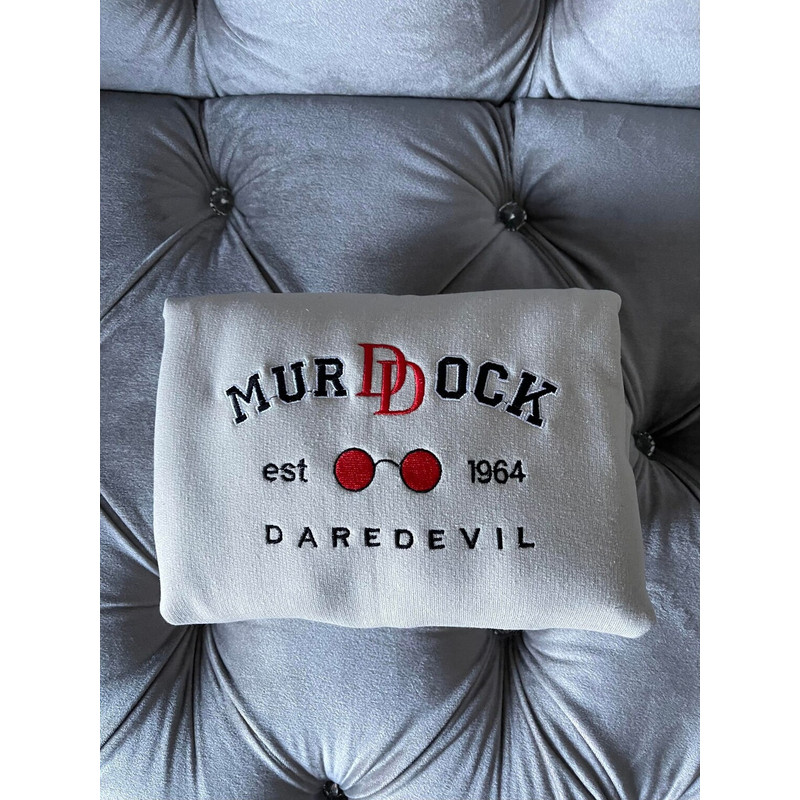 Murdock Avengers Dare Devil Embroidered Sweatshirt Inspired Crewneck Sweatshirt Christmas Xmas.jpg