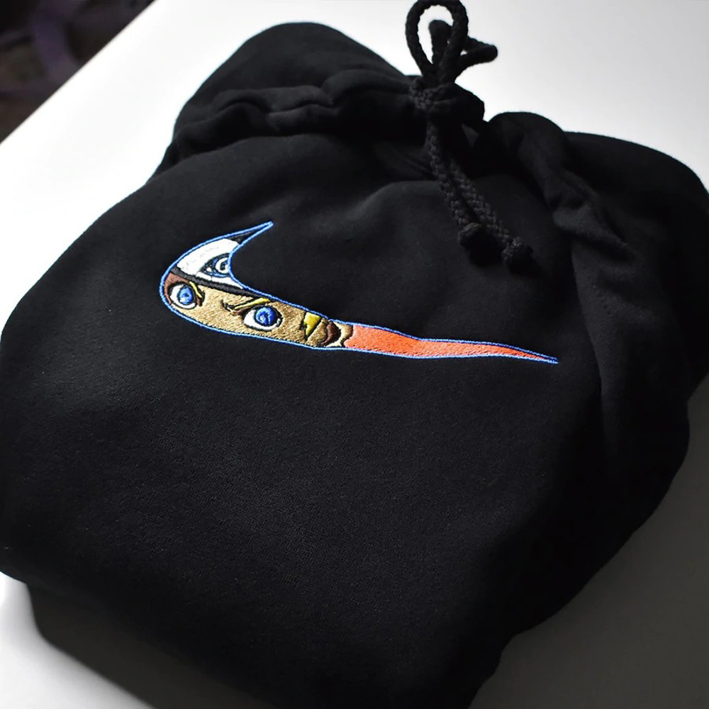 Naruto X NIKE Embroidered Sweatshirt, Anime Embroider Sweatshirt, Naruto Movie Hoodie Embroidery.png