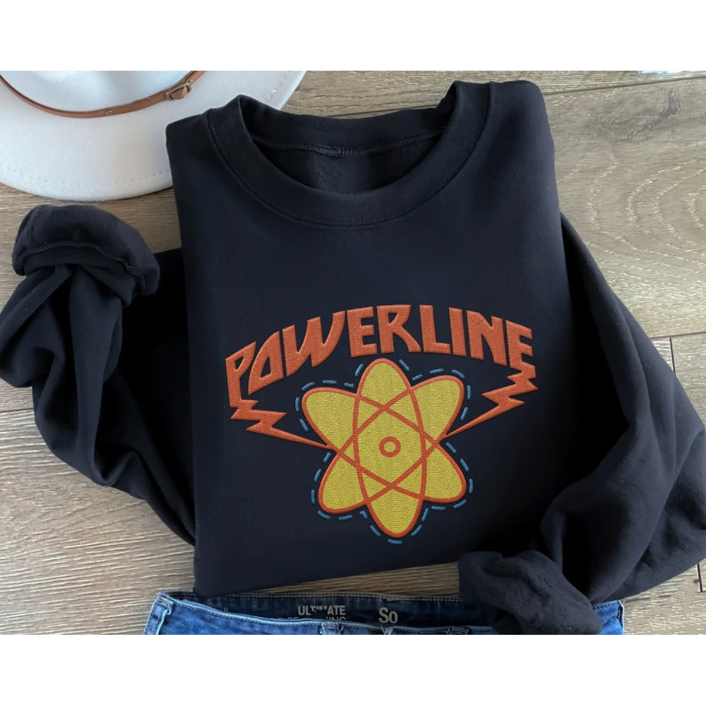 A Goofy Movie Powerline Portrait Embroidered Sweatshirt, Vintage Disney Embroidery Shirt, Disneyland Family Vacation, Cute Birthday Gift1.jpg