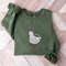 Embroidered Chicken Cluck Sweatshirt, Embroidered Chickens Crewneck Sweater, Silly Goose Shirt, Funny Shirt, Farm Spirit Animal Shirt Gifts.jpg