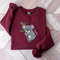 Embroidered Cute Koala Sweatshirt, Funny Embroidered Koala Shirt, Spirit Aninmal Embroidery, Koala Sweater, Koala Shirt, Funny Sweater.jpg