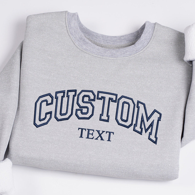 Custom Embroidered Varsity Crewneck Sweatshirt, Embroidery Tshirt Crewneck Embroidery Hoodie Personalized Sweatshirt, Dad Gift, Mom Gift.jpg