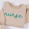 Embroidered Nurse Sweatshirt, Personalized Gift For Nurse Student, Crewneck Fleece Sweatshirt, Nurse Week Gift, Mother's Day.jpg