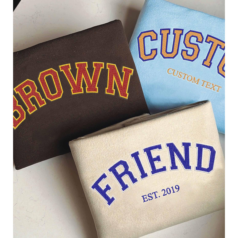 Custom Embroidered Varsity Sweatshirt, Embroidery Crewneck, Personalized Sweatshirt, university hoodie, college sweatshirt, Gift For Mom.jpg