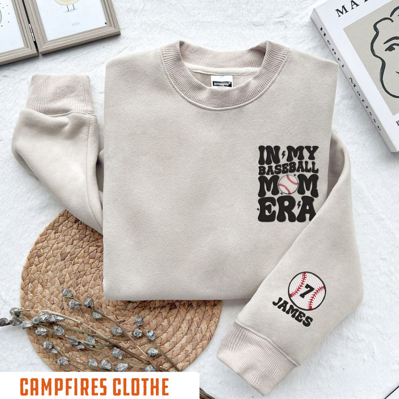Custom Embroidered Baseball Mom Crewneck, In My Baseball Mom Era Sweatshirt, Game Day Sweater, Sport Mom Shirt, Baseball Lover Shirt, Baseba.jpg