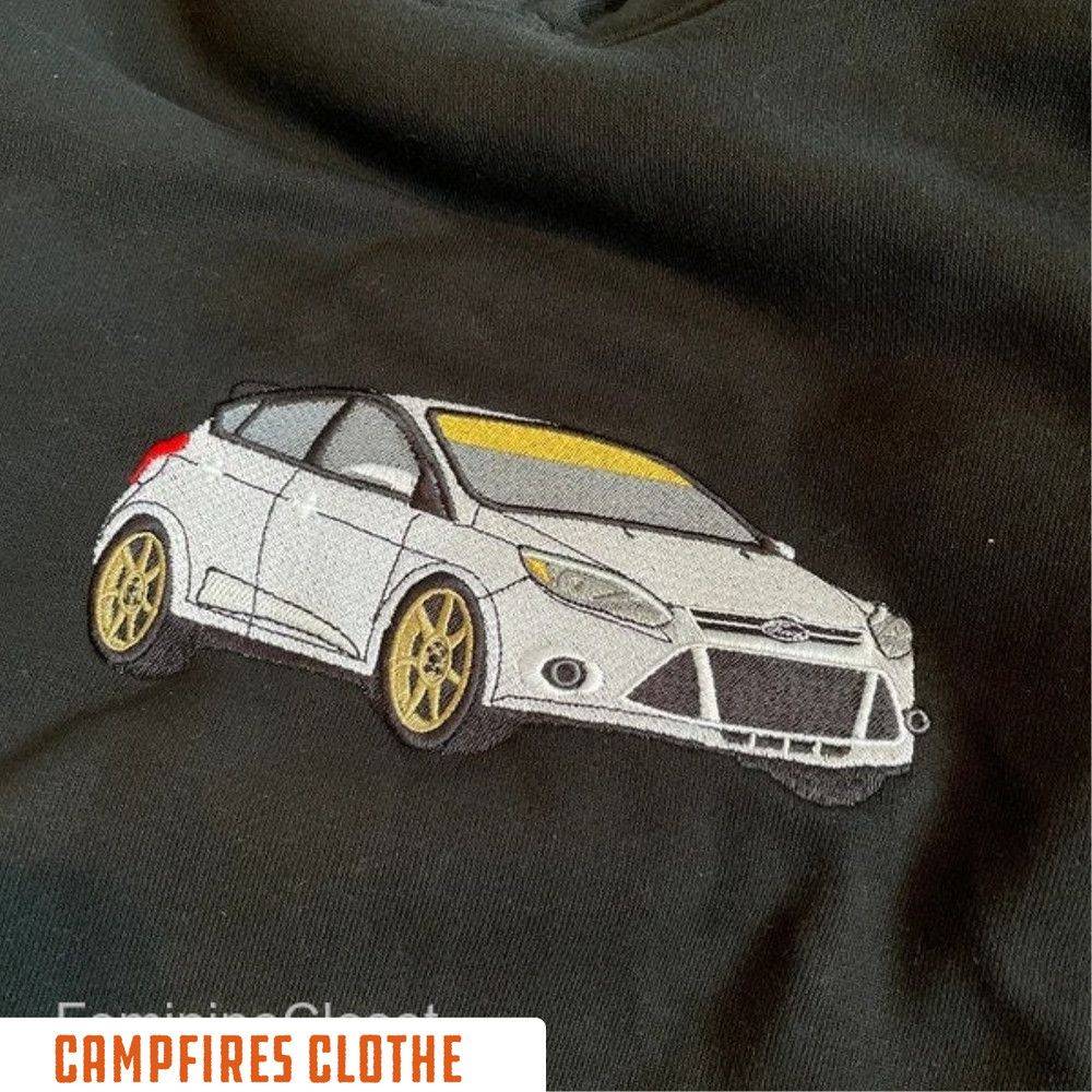 Custom Embroidered Car Sweatshirt, Custom Car Photo, Car Lovers Sweatshirt, Gift For Car Guy, Valentine Gift For Him.jpg