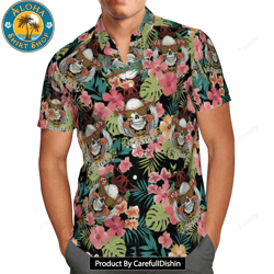 aerosmith tropical hawaiian shirt
