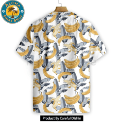 banana tropical hawaiian shirt 1
