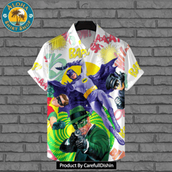 batman & green villains hawaiian shirt