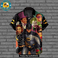 batman 2 print hawaiian shirt