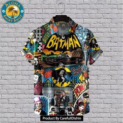 batman comics hawaiian shirt