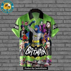 batman dc comics hawaiian shirt