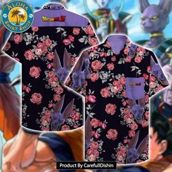 beerus dragon ball z ii hawaiian shirt 1