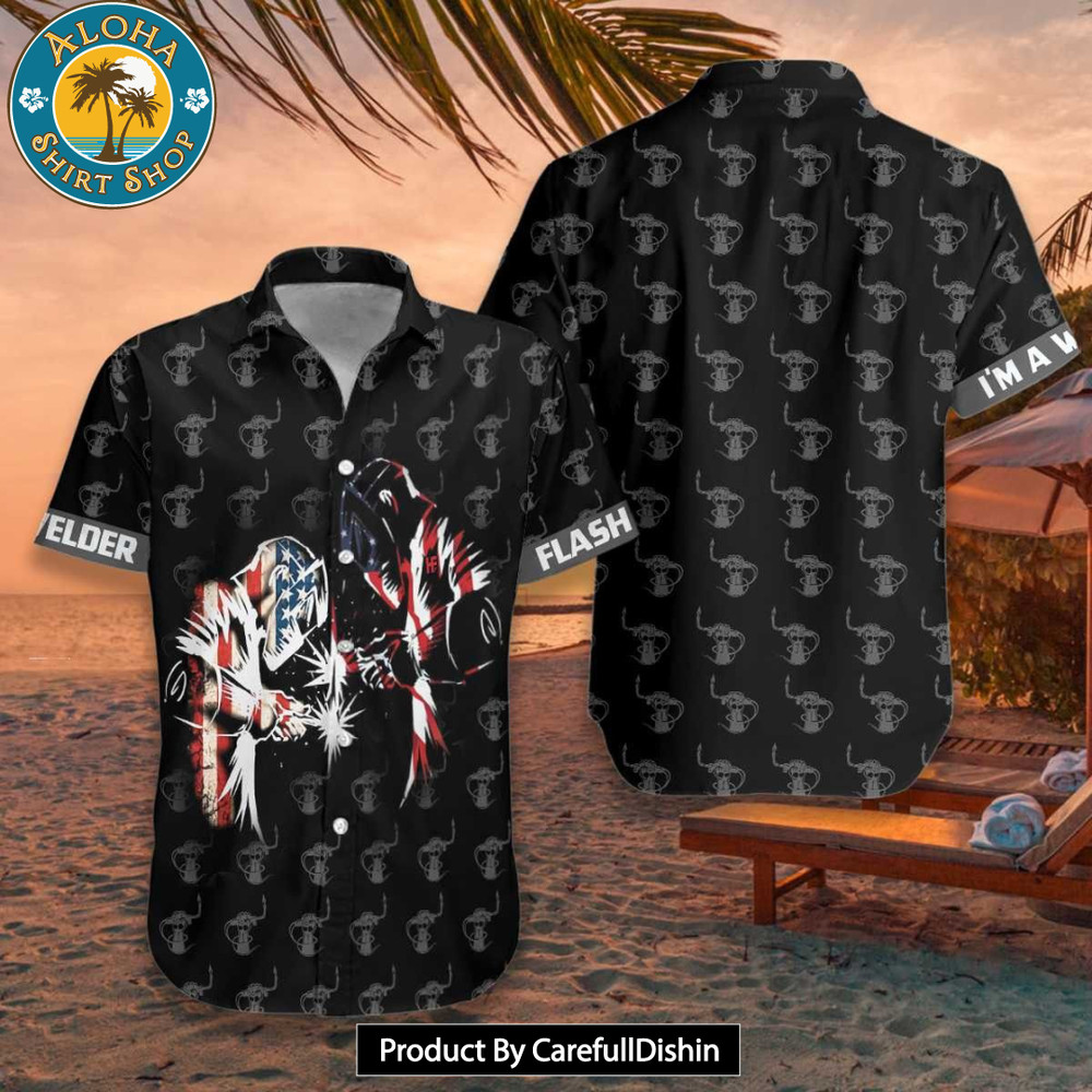 BEST American Flag Welder Hawaiian Shirt.jpg