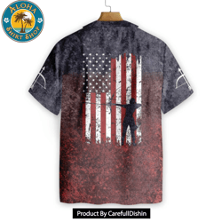 best archery usa flag hawaiian shirt