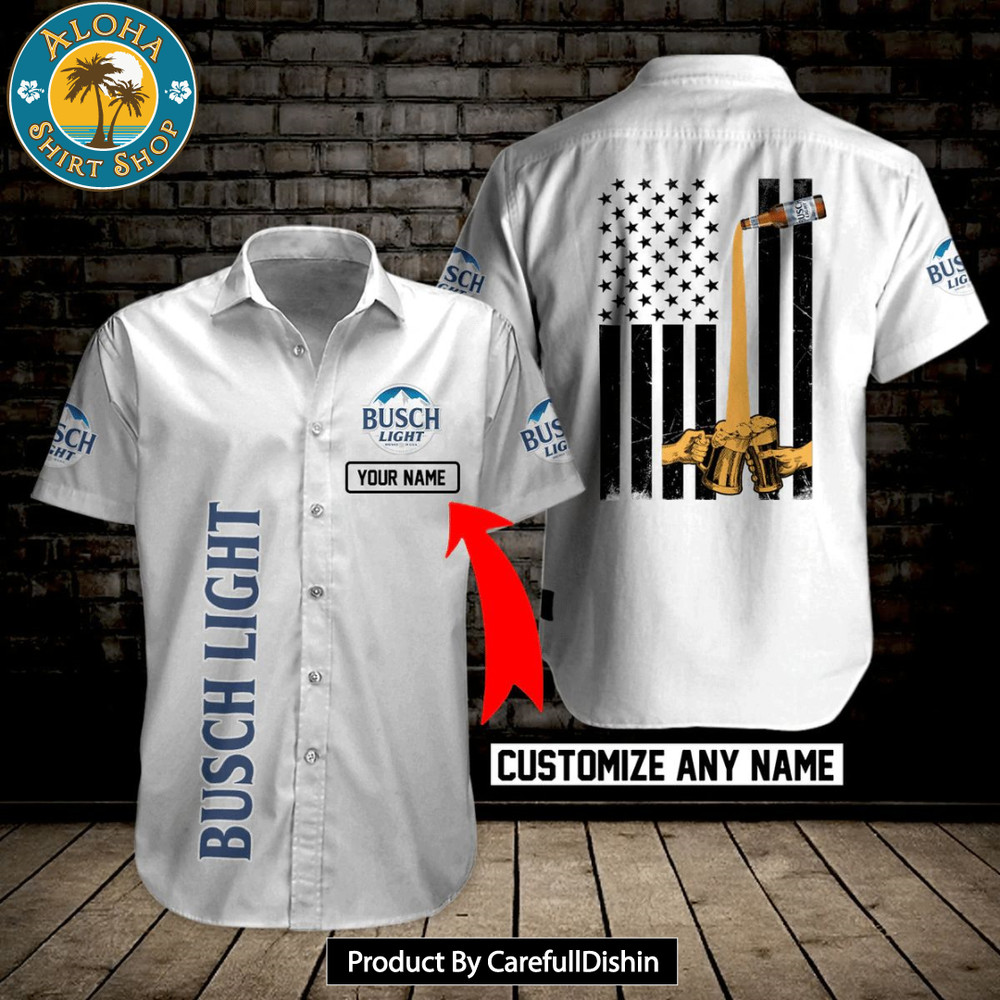 BEST Busch Light Beer Custom Name Hawaiian Shirt.jpg