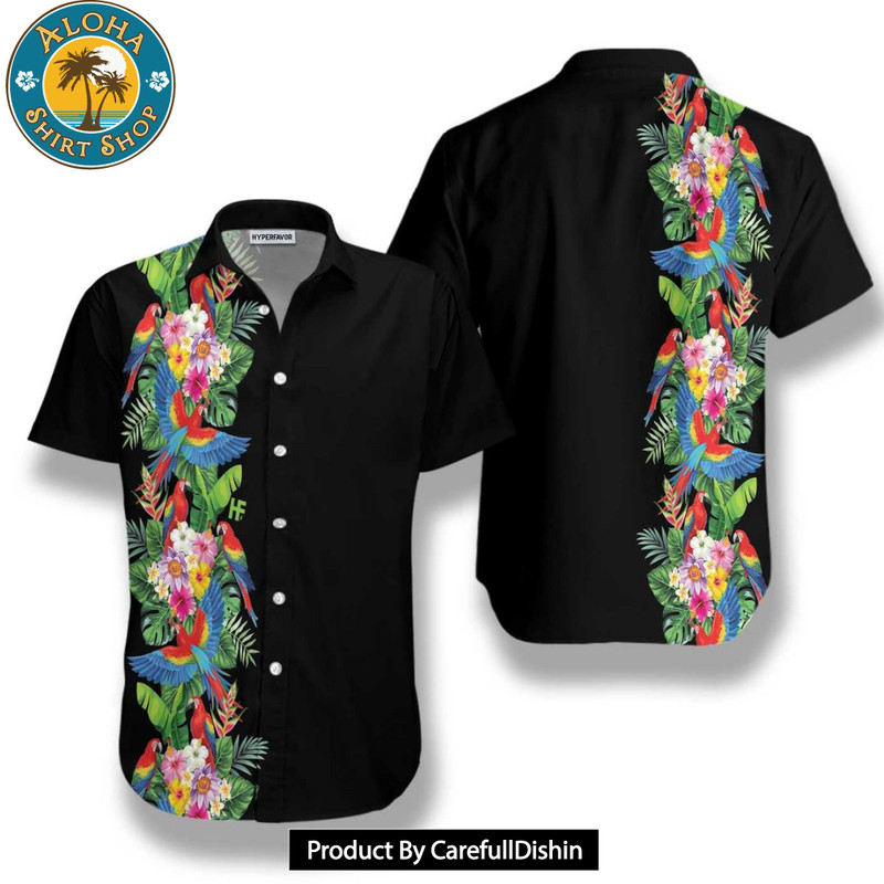 Bird Of Paradise Hibiscus Hawaiian Shirt.jpg