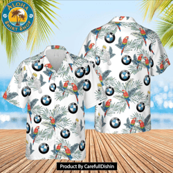 bmw car logo hawaiian shirt 1