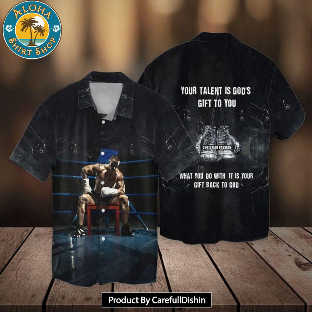 Boxing Jesus Your Talent Is God's Gift To You What You Do With It Is Your Gift Back To God Hawaiian Shirt.jpg
