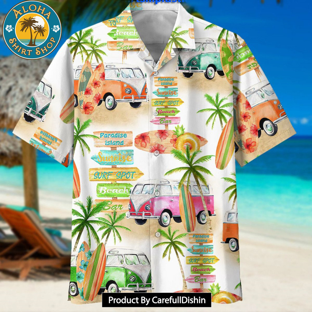 Camper Van and Beach Hawaiian Shirt.jpg