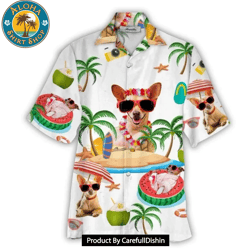 chihuahua lover hawaiian shirt