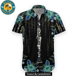 clarinet hawaii shirt 3d limited edition