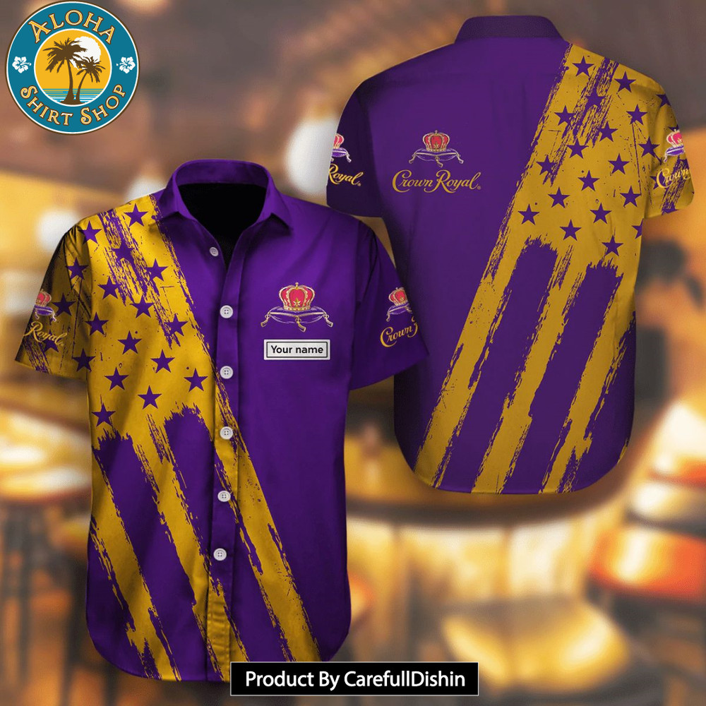 Crown Royal American Flag Custom Name Hawaiian Shirt.jpg