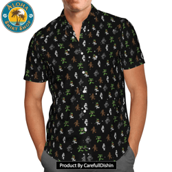 dancing bears galaxy hawaiian shirt