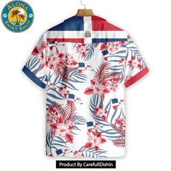 dominican proud hawaiian shirt