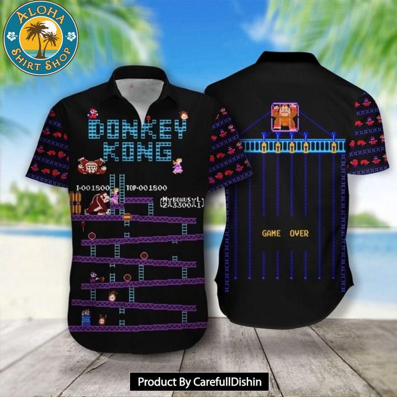 Donkey Kong Print Hawaiian Shirt.jpg
