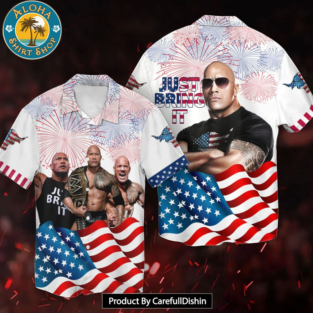 Dwayne The Rock Johnson Hawaiian Shirt Independence Day.jpg