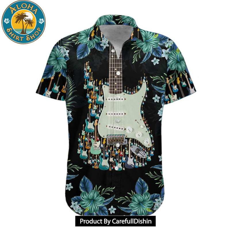 Electric Guitar Hawaii Shirt 3D Limited Edition.jpg