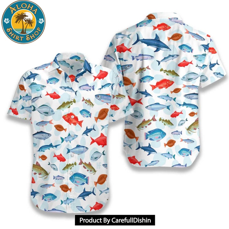 Fish Colorful Pattern Hawaiian Shirt.jpg